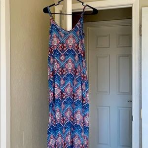 Multi colored maxi dress